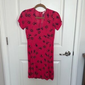 GAP Pink Floral Mini Dress